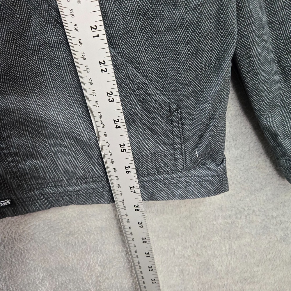 Vans Men Jacket Small Gray Herringbone Drill Chor… - image 6